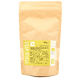 Organic hemp protein powder 65% 150g, Pura Vita
