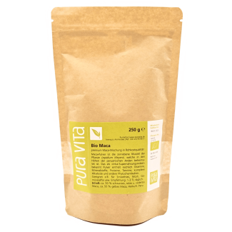 Organic maca root powder 250g, raw food, PuraVita