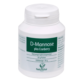 D-Mannose plus Cranberry 50g Nahrungsergänzung Natur Vital