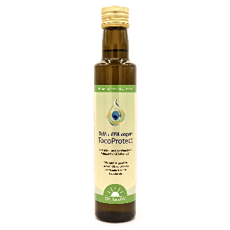 DHA + EPA vegan TocoProtect in Olivenöl 250ml, Dr. Jacob's