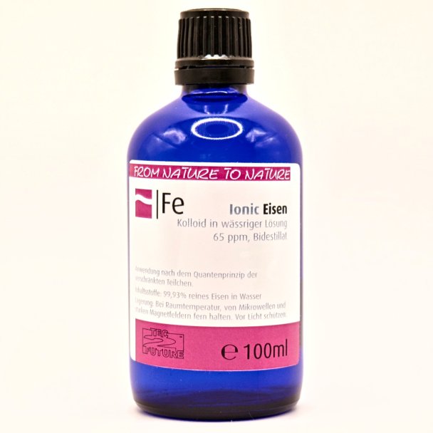 Ionic kolloidales Eisen 100ml, 65 ppm, Tec2Future