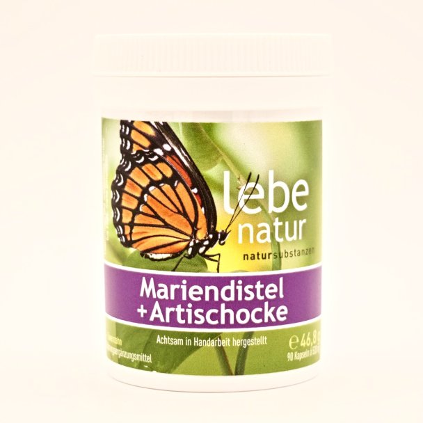 Mariendistel + Artischocke 90 Kapseln, lebe natur®