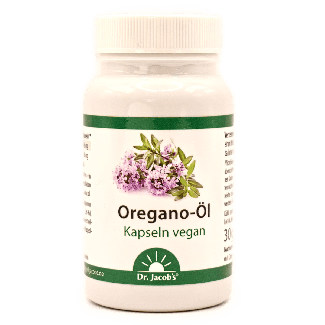 Oregano oil 60 capsules, vegan, Dr. Jacobs