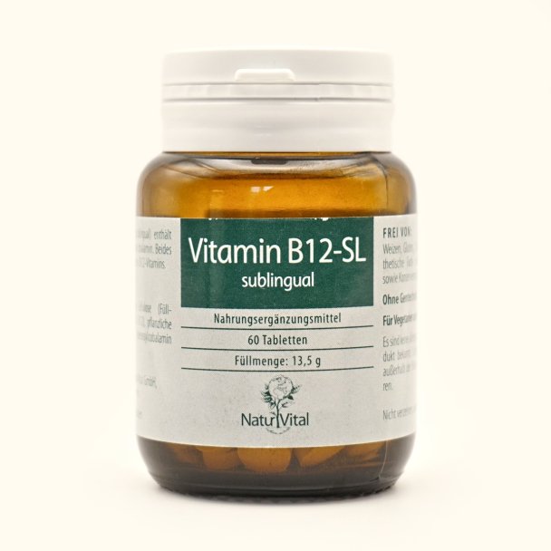 Vitamin B12 Lutschtabletten 60 Tabletten à 1000μg Natur Vital