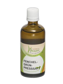 Fennel greens pressed juice