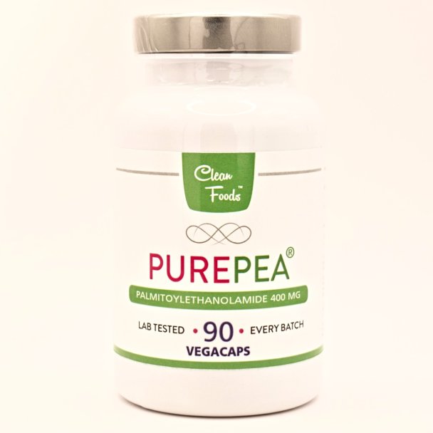 PUREPEA® 400 MG - Reines Palmitoylethanolamid 90 Kapseln, Clean Foods