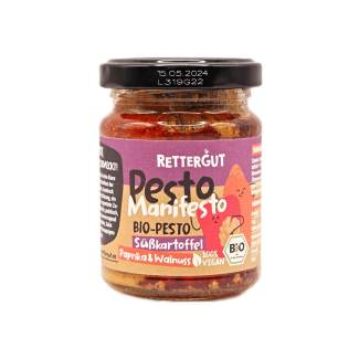 Bio Pesto Süsskartoffel-Paprika-Walnuss