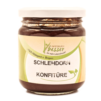 Blackthorn jam according to Hildegard von Bingen, 220g jar, Naturally Better