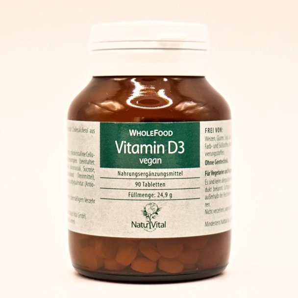 Vitamin D3 90 Lutschtabletten, Natur Vital